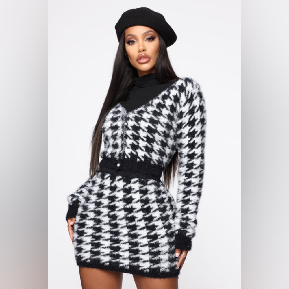 Sweater Skirt Set